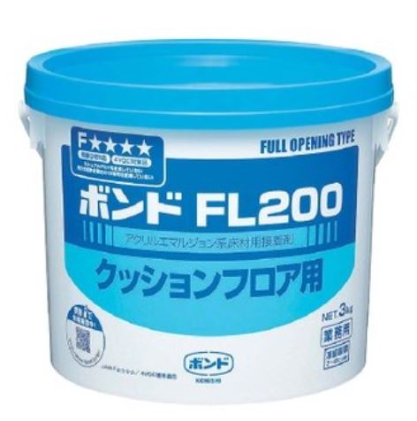 コニシ　ボンド FL200 クッションフロア用 3kg 6個入　【品番：