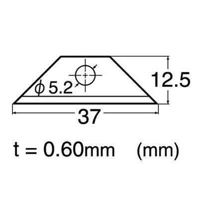 【メール便対応】エヌティー　NTカッター　替刃R-1200用/10枚　【品番：BR-400P】