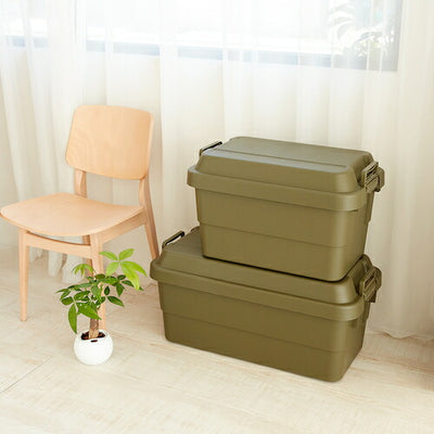 トラスコ中山（TRUSCO）　トランクカーゴ 50L　OD色　【品番：ODC-50】
