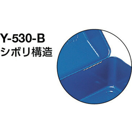 トラスコ中山（TRUSCO）　山型工具箱 373×164×124　レッド　【品番：Y-350-R】●