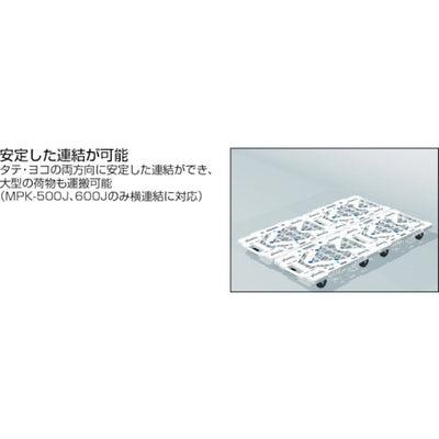 トラスコ中山（TRUSCO）　ルートバンメッシュタイプ 615×415 オール自在　黒　【品番：MPK-600J-BK】