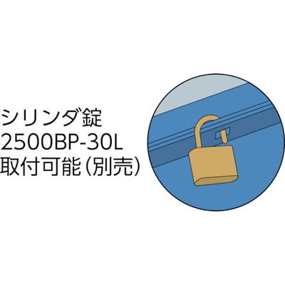 トラスコ中山（TRUSCO）　2段工具箱 350×160×215　ブルー　【品番：ST-350-B】