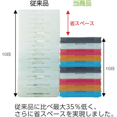 トラスコ中山（TRUSCO）　スケルコン折りたたみコンテナ 20L　透明　【品番：TR-S20（TM）】