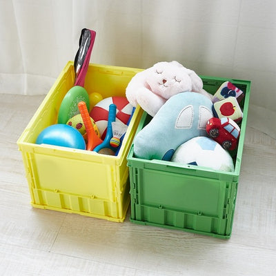 トラスコ中山（TRUSCO）　薄型折りたたみコンテナ 50L　緑　【品番：TR-O50B（GN）】