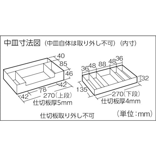 トラスコ中山（TRUSCO）　ホームケース 321×195×165　緑　【品番：HP-320（GN）】