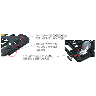 トラスコ中山（TRUSCO）　ルートバン まとめ買い MPK-500J-BK 6台セット ホワイト　【品番：MPK-500J-W-M6】
