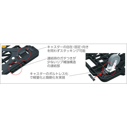 トラスコ中山（TRUSCO）　ルートバン まとめ買い MPK-500JS-BK 6台セット ホワイト　【品番：MPK-500JS-W-M6】