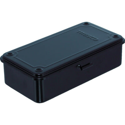 トラスコ中山（TRUSCO）　トランク型工具箱 203×109×56　つや消しブラック　【品番：T-190MBK】