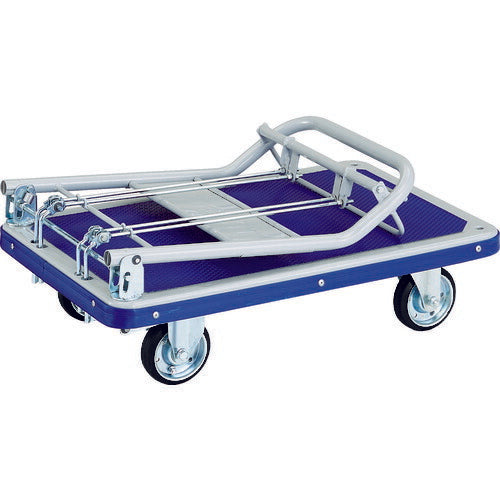 トラスコ中山（TRUSCO）　プレス製台車 ドンキーカート ハンド式ブレーキタイプ740×480　【品番：101NHB】