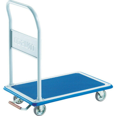 トラスコ中山（TRUSCO）　プレス製台車 ドンキーカート 固定式740×480 ピン式固定車S付　【品番：108NKB】