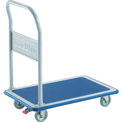 トラスコ中山（TRUSCO）　プレス製台車 ドンキーカート 固定式740×480 S付　【品番：108NS】