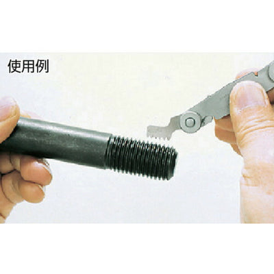 【メール便対応】トラスコ中山（TRUSCO）　ピッチゲージ 測定範囲1.0〜11.5mm 60°22枚組　【品番：159】