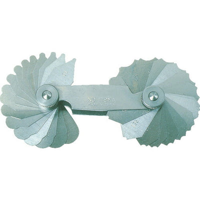 【メール便対応】トラスコ中山（TRUSCO）　ラジアスゲージ 測定範囲7.5〜15.0 32枚組　【品番：178MB】