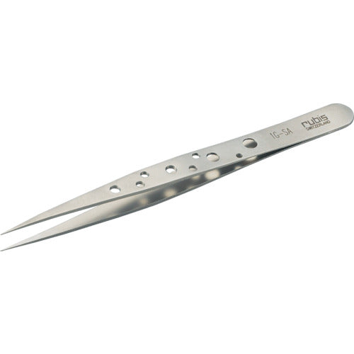 【メール便対応】トラスコ中山（TRUSCO）　耐酸耐磁ピンセット スイストゥィーズ型 120mm 強力超極細型　【品番：1G-SA】