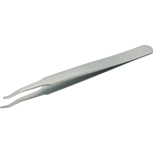 【メール便対応】トラスコ中山（TRUSCO）　耐酸耐磁ピンセット 120mm 先端幅1.5mm ウエハー用　【品番：2ADE-SA】