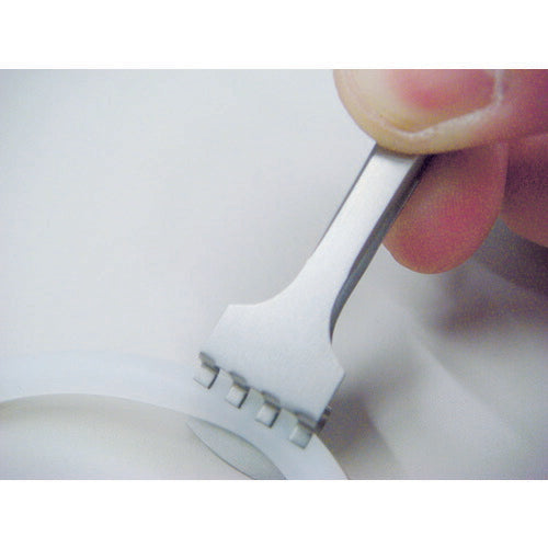 【メール便対応】トラスコ中山（TRUSCO）　耐酸耐磁ピンセット 127mm 先端幅9.5mm ウエハー用　【品番：2LB-SA】