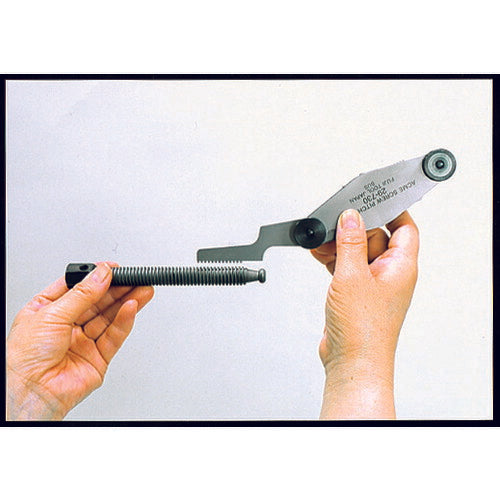 【メール便対応】トラスコ中山（TRUSCO）　アクメスクリューピッチゲージ 測定範囲2-20mm 12枚組　【品番：30-720】