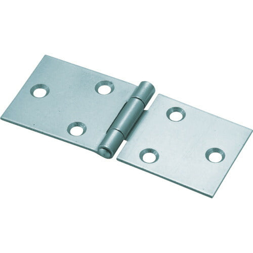 【メール便対応】トラスコ中山（TRUSCO）　スチール製横長蝶番 三価クロムメッキ仕上げ 全長32mm（4個入）　【品番：415-32UNCR】