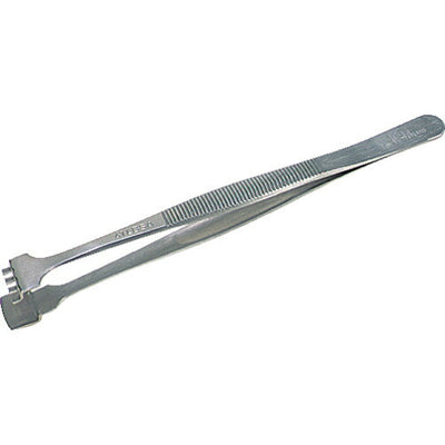 【メール便対応】トラスコ中山（TRUSCO）　耐酸耐磁ピンセット 130mm 先端9.5 4枚爪　【品番：41LB4-SA】