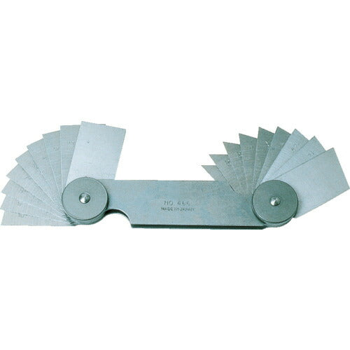 【メール便対応】トラスコ中山（TRUSCO）　アングルゲージ 測定範囲1-45°18枚組　【品番：466】