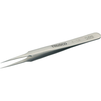 【メール便対応】トラスコ中山（TRUSCO）　チタン製ピンセット 110mm 先細超極細型　【品番：4-TNF】