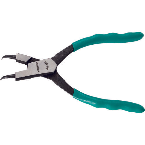 【メール便対応】トラスコ中山（TRUSCO）　スナップリングプライヤー 孔用 Φ0.8 曲爪50型　【品番：50-0B】