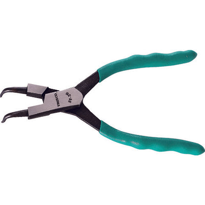 【メール便対応】トラスコ中山（TRUSCO）　スナップリングプライヤー 孔用 Φ1.8 曲爪50型　【品番：50-2B】