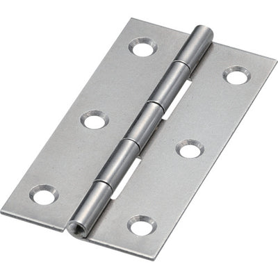 【メール便対応】トラスコ中山（TRUSCO）　スチール製薄口普通蝶番 生地仕上げ 全長63.5mm （10個入）　【品番：550-64N】