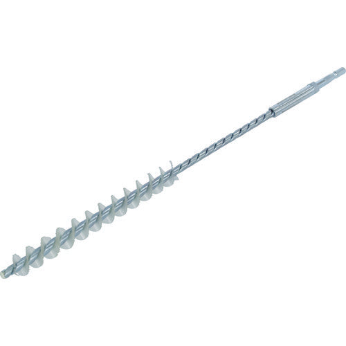 トラスコ中山（TRUSCO）　六角軸スパイラルホールブラシ 66ナイロン 18mm 下穴径　【品番：6HB-18-NY】