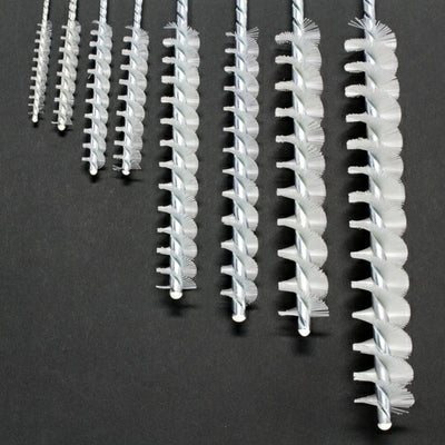 トラスコ中山（TRUSCO）　六角軸スパイラルホールブラシ 66ナイロン 18mm 下穴径　【品番：6HB-18-NY】