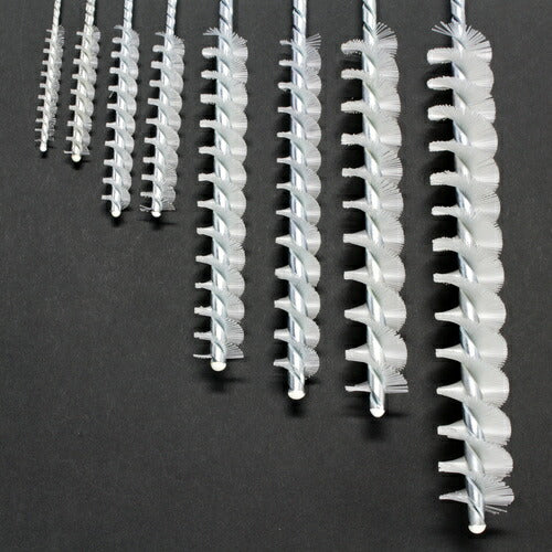 トラスコ中山（TRUSCO）　六角軸スパイラルホールブラシ 66ナイロン 18mm 下穴径　【品番：6HB-18-NY】