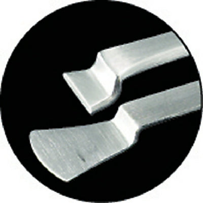 【メール便対応】トラスコ中山（TRUSCO）　耐酸耐磁ピンセット 120mm 先端幅8mm ウエハー用　【品番：85C-SA】