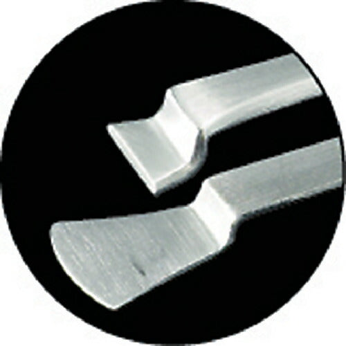 【メール便対応】トラスコ中山（TRUSCO）　耐酸耐磁ピンセット 120mm 先端幅8mm ウエハー用　【品番：85C-SA】