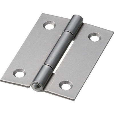 【メール便対応】トラスコ中山（TRUSCO）　スチール製厚口蝶番 生地仕上げ 全長51mm （10個入）　【品番：888-51N】