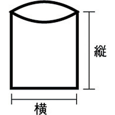 トラスコ中山（TRUSCO）　小型ポリ袋 縦150×横100×ｔ0.05  透明 （200枚入）　【品番：A-1015】