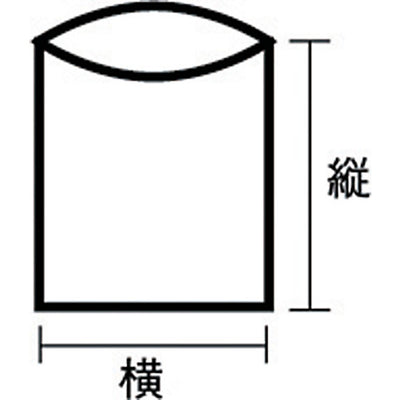 トラスコ中山（TRUSCO）　小型ポリ袋 縦150×横100×ｔ0.05  緑 （200枚入）　【品番：A-1015G】