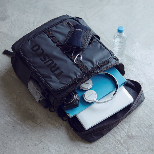 トラスコ中山（TRUSCO）　プロ用軽量ボックス型リュック ショルダーコンテナ　【品番：A3BL-BK】