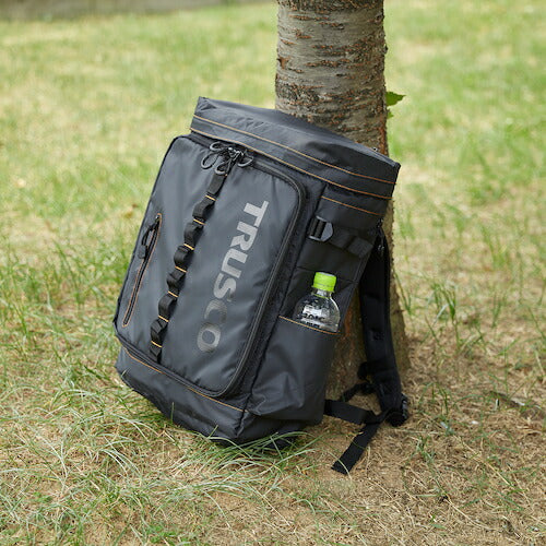 トラスコ中山（TRUSCO）　プロ用軽量ボックス型リュック ショルダーコンテナ　【品番：A3BL-BK】