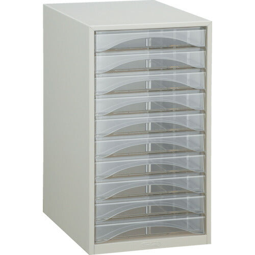 トラスコ中山（TRUSCO）　レターケース A4型・浅型タイプ 10段　【品番：A4-S10P】