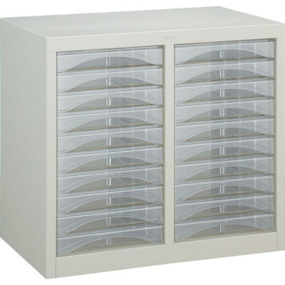 トラスコ中山（TRUSCO）　レターケース A4型・2列タイプ 浅型10個×2列　【品番：A4-S210】