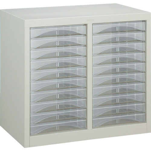 トラスコ中山（TRUSCO）　レターケース A4型・2列タイプ 浅型10個×2列　【品番：A4-S210】