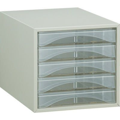 トラスコ中山（TRUSCO）　レターケース A4型・浅型タイプ 5段　【品番：A4-S5P】