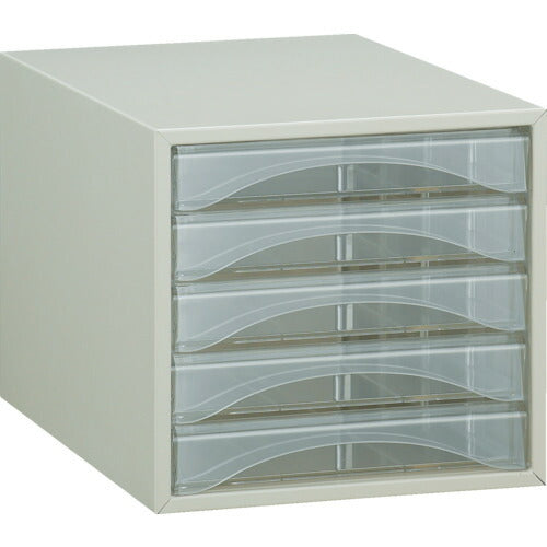 トラスコ中山（TRUSCO）　レターケース A4型・浅型タイプ 5段　【品番：A4-S5P】