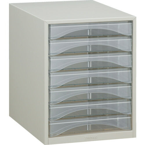 トラスコ中山（TRUSCO）　レターケース A4型・浅型タイプ 7段　【品番：A4-S7P】