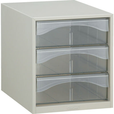 トラスコ中山（TRUSCO）　レターケース A4深型3段　【品番：A4-W3P】