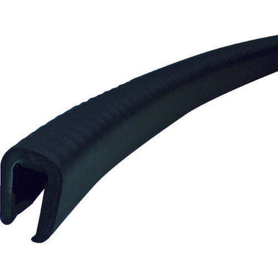 トラスコ中山（TRUSCO）　オール樹脂ワンタッチガスケット 2m エラストマー 板厚 3.7mm 横取り付け　【品番：AJWP-ET05-2M-BK】