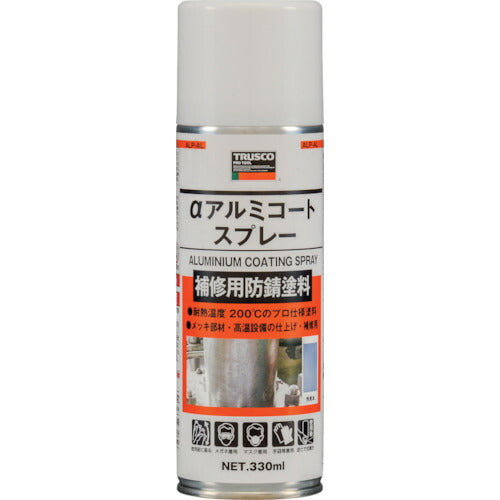 トラスコ中山（TRUSCO）　αアルミコートスプレー 330mｌ　【品番：ALP-AL】