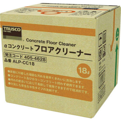 トラスコ中山（TRUSCO）　αコンクリートフロアクリーナー 18L　【品番：ALP-CC18】