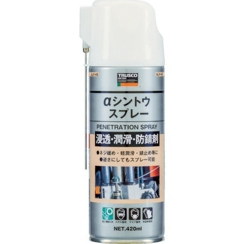トラスコ中山（TRUSCO）　αシントウスプレー 420mｌ　【品番：ALP-HS】