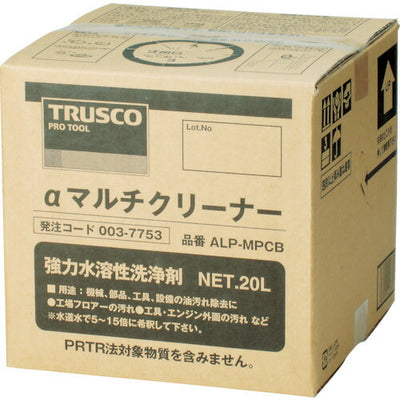 トラスコ中山（TRUSCO）　αマルチクリーナー 20L （1個＝1箱）　【品番：ALP-MPCB】